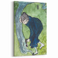 Modern Wall Art - Whimsical The False Step in Vibrant Impressionist Style