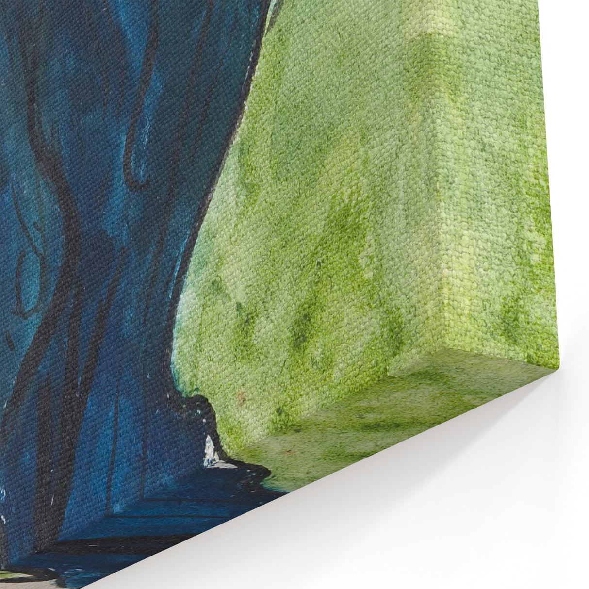 Modern Wall Art - Whimsical The False Step in Vibrant Impressionist Style