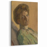 Modern Wall Art - Portrait of Countess Nyáryová in Soft Impressionist Style