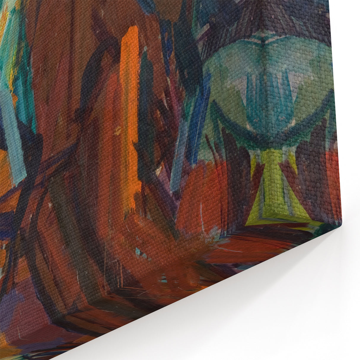 Modern Wall Art - Abstract Sketch After Delacroix in Vibrant Brushstrokes