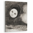 Modern Wall Art - Strange Flower Abstract Portrait in Monochromatic Style