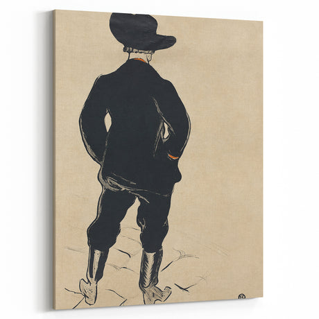 Modern Wall Art - Aristide Bruant Minimalist Poster by Toulouse-Lautrec