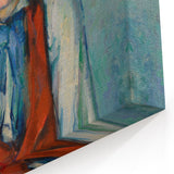 Modern Wall Art - Boy in a Red Vest Portrait by Paul Cézanne