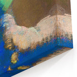 Modern Wall Art - Sita by Odilon Redon in Dreamlike Blues and Golds