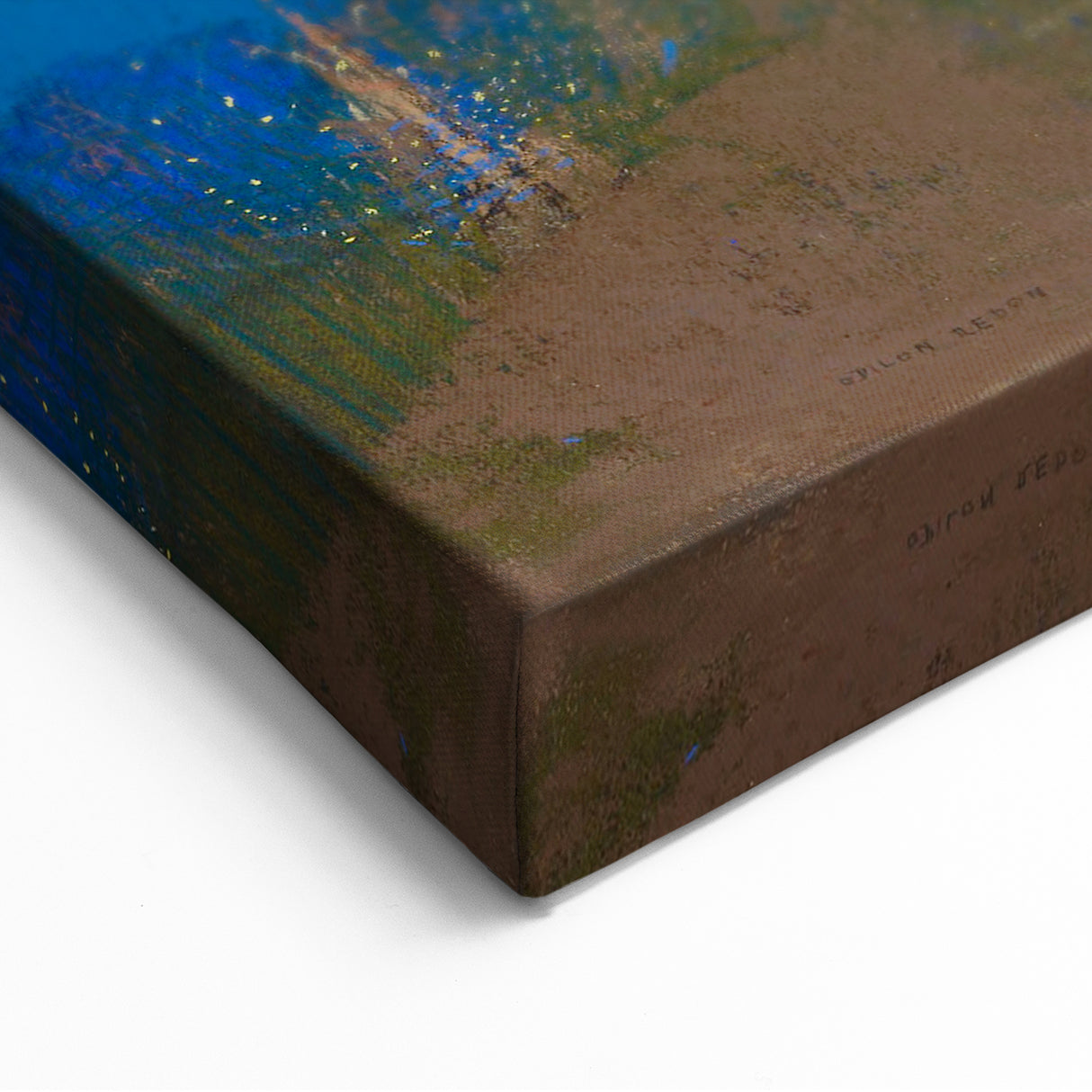 Modern Wall Art - Sita by Odilon Redon in Dreamlike Blues and Golds