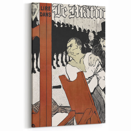 Bold Wall Art - Au Pied de l’Échafaud by Henri de Toulouse-Lautrec