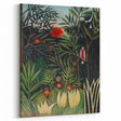 Monkeys and Parrot in the Virgin Forest by Henri Rousseau