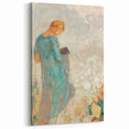 Modern Figurative Wall Art - Elegant Abstract Woman in Pastel Hues