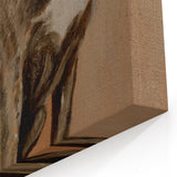 Modern Animal Portrait - Abstract Dog Art in Neutral Tones