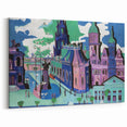 Abstract Expressionism – View of Dresden Cityscape Wall Art