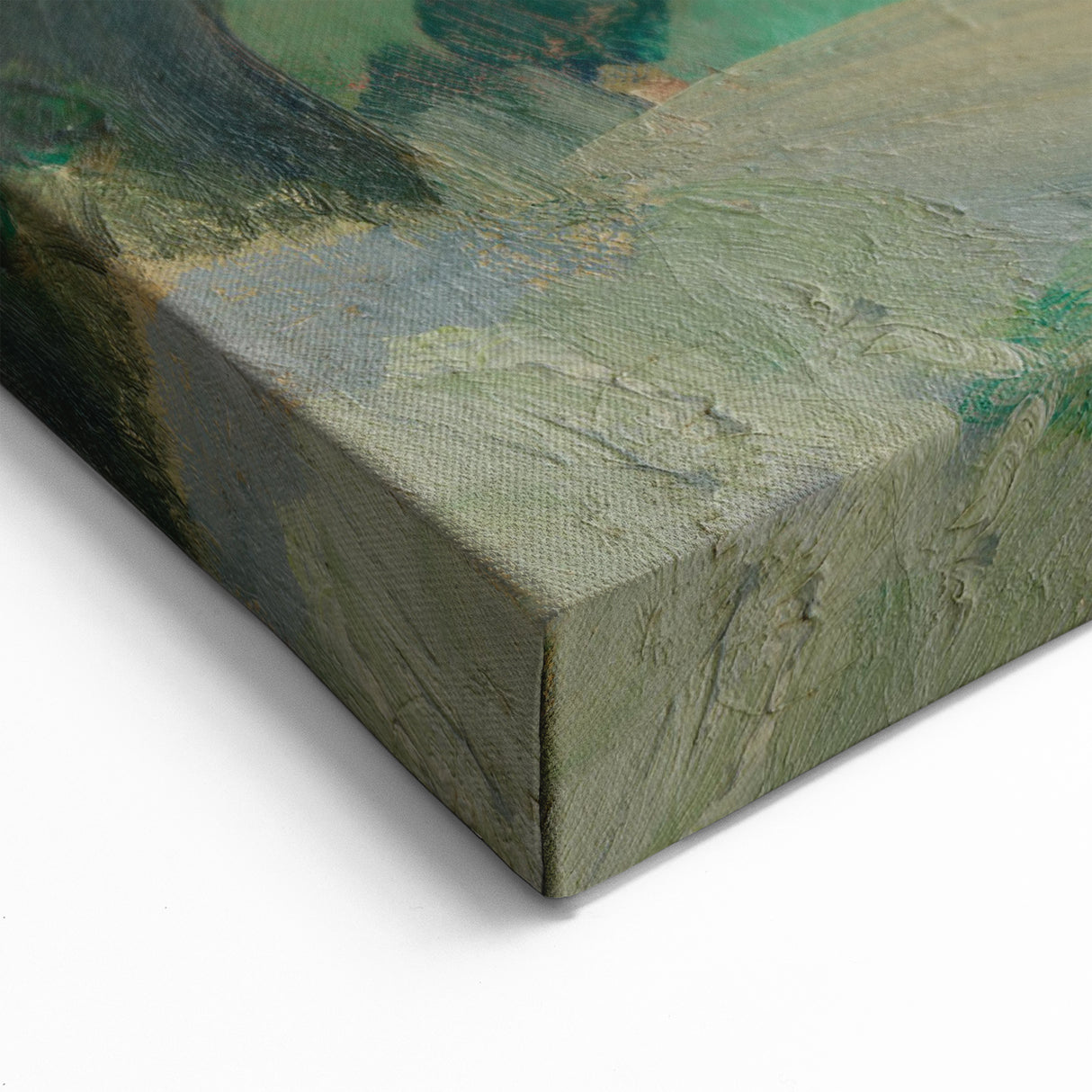 Expressionist Villa Painting – Tranquil Garden Wall Art