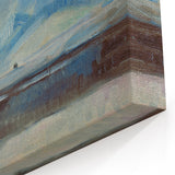 Expressionist Winter Landscape – Serene Snowy Wall Art