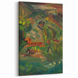 Expressionist Hunter Scene – Vibrant Abstract Wall Art