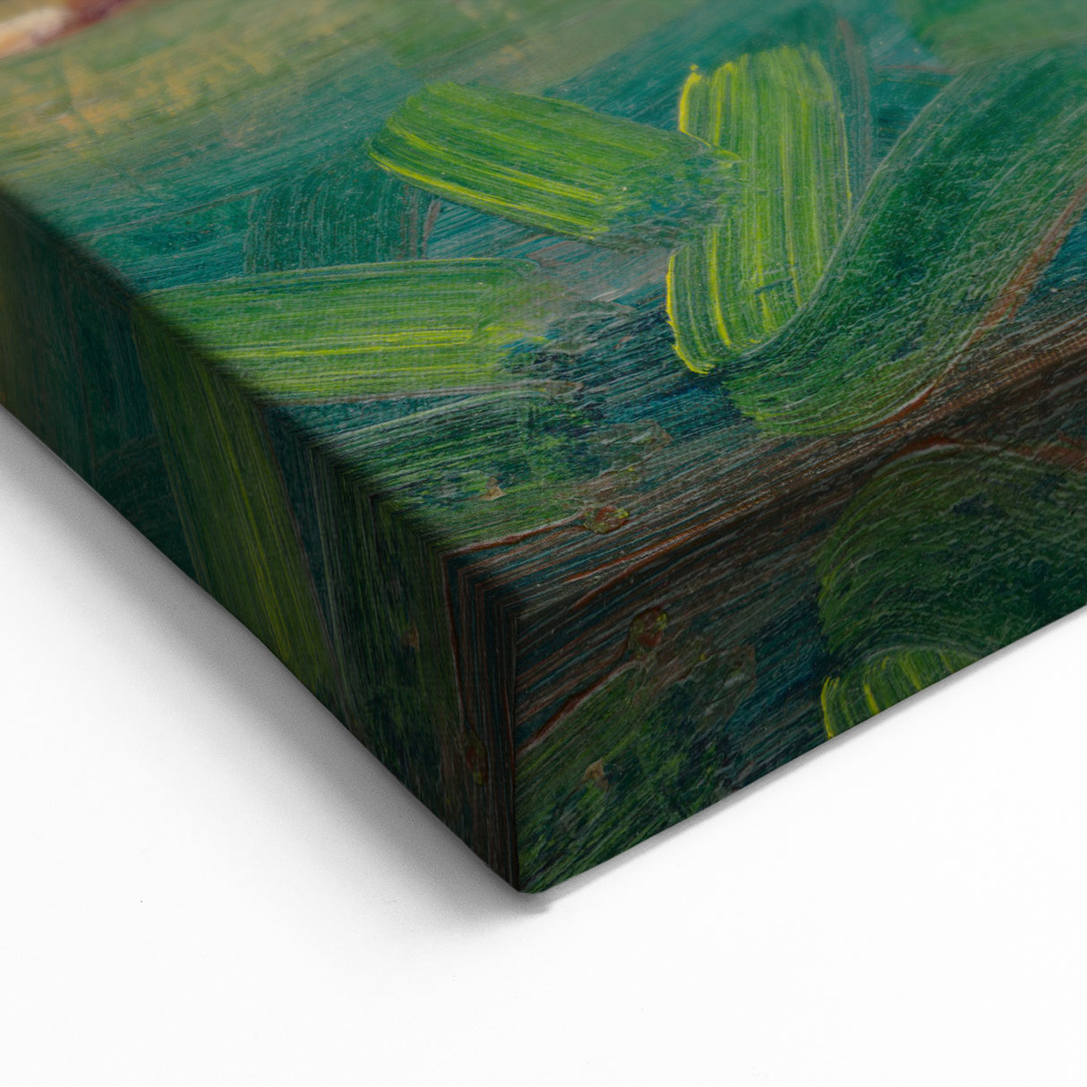 Expressionist Hunter Scene – Vibrant Abstract Wall Art