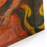 Expressionist Woman in Pink – Bold Figurative Wall Art