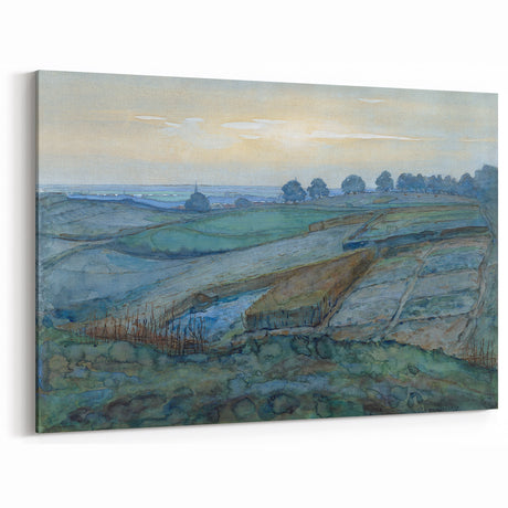 Modern Landscape Art - Abstract Scenic Wall Decor for Homes