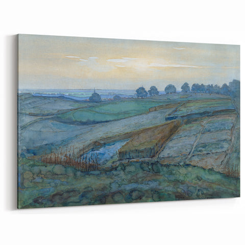 Modern Landscape Art - Abstract Scenic Wall Decor for Homes