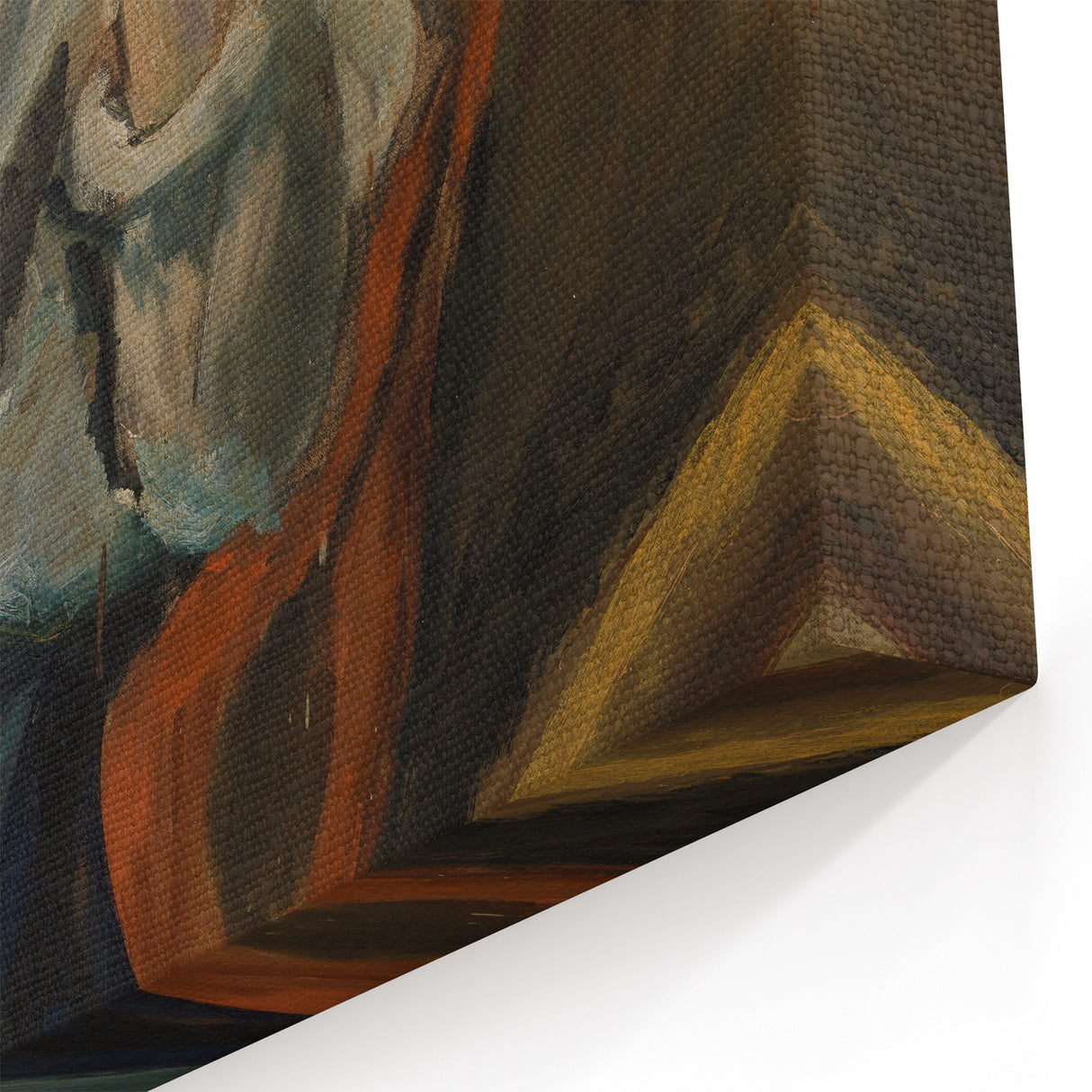 Expressionist Woman in Armchair – Bold Figurative Wall Art