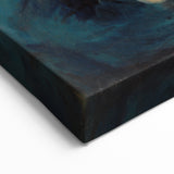 Expressionist Woman in Armchair – Bold Figurative Wall Art