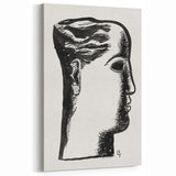 Expressionist Art - "Woman's Head" by Leo Gestel - Bold Profile Design