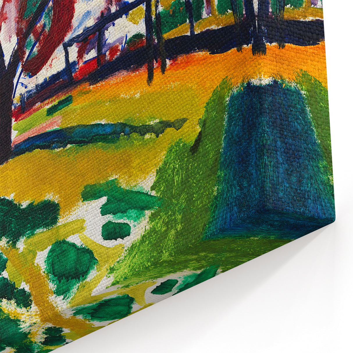 Expressionist Art - Winds by Henry Lyman Sayen - Colorful Landscape