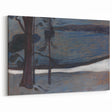 Expressionist Art - Winter at Nordstrand by Edvard Munch - Nordic Landscape