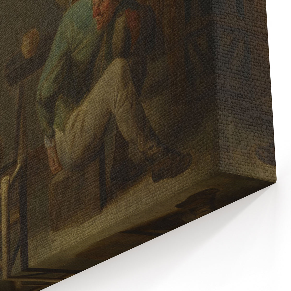 Baroque Rustic Tavern Scene - Classic Art Print with Historical Charm