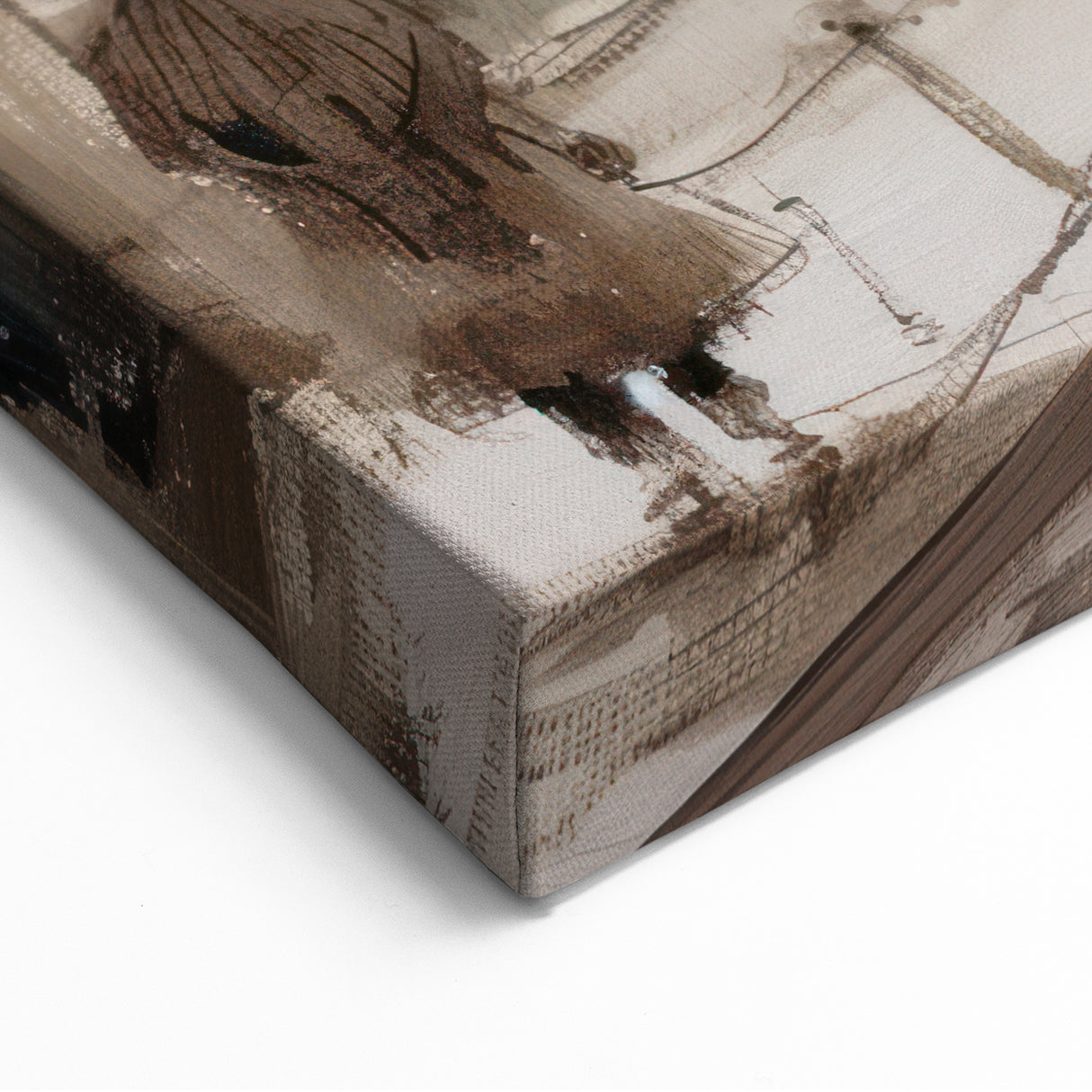 Urban Street Scene - Monochromatic Canvas Prints for Modern Decor