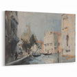 Venetian Canal Scenic Art Print - Classic Landscape Wall Decor