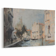 Venetian Canal Scenic Art Print - Classic Landscape Wall Decor
