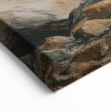 Coastal Cliffside Landscape Wall Art - Nature-Inspired Home Decor