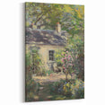 Charming Cottage Garden Landscape Wall Art - Nature-Inspired Decor