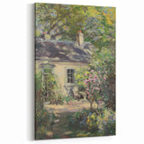 Charming Cottage Garden Landscape Wall Art - Nature-Inspired Decor