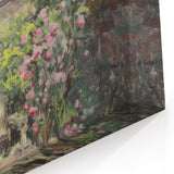Charming Cottage Garden Landscape Wall Art - Nature-Inspired Decor
