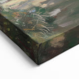 Charming Cottage Garden Landscape Wall Art - Nature-Inspired Decor