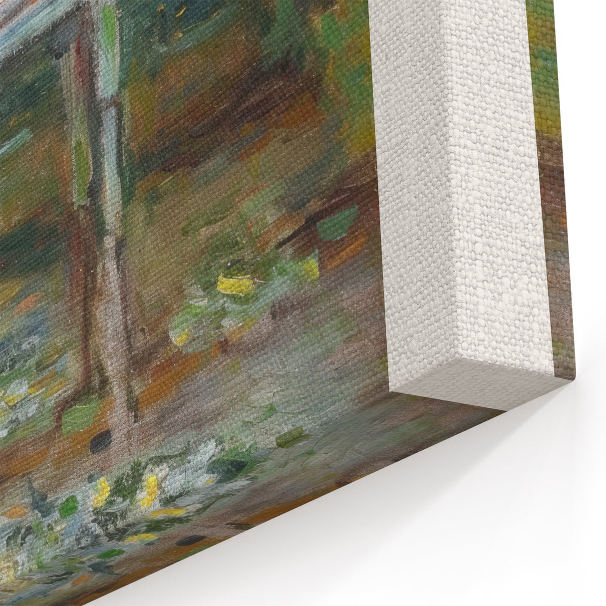 Claude Monet Bridge Landscape Wall Art - Impressionist Nature Decor