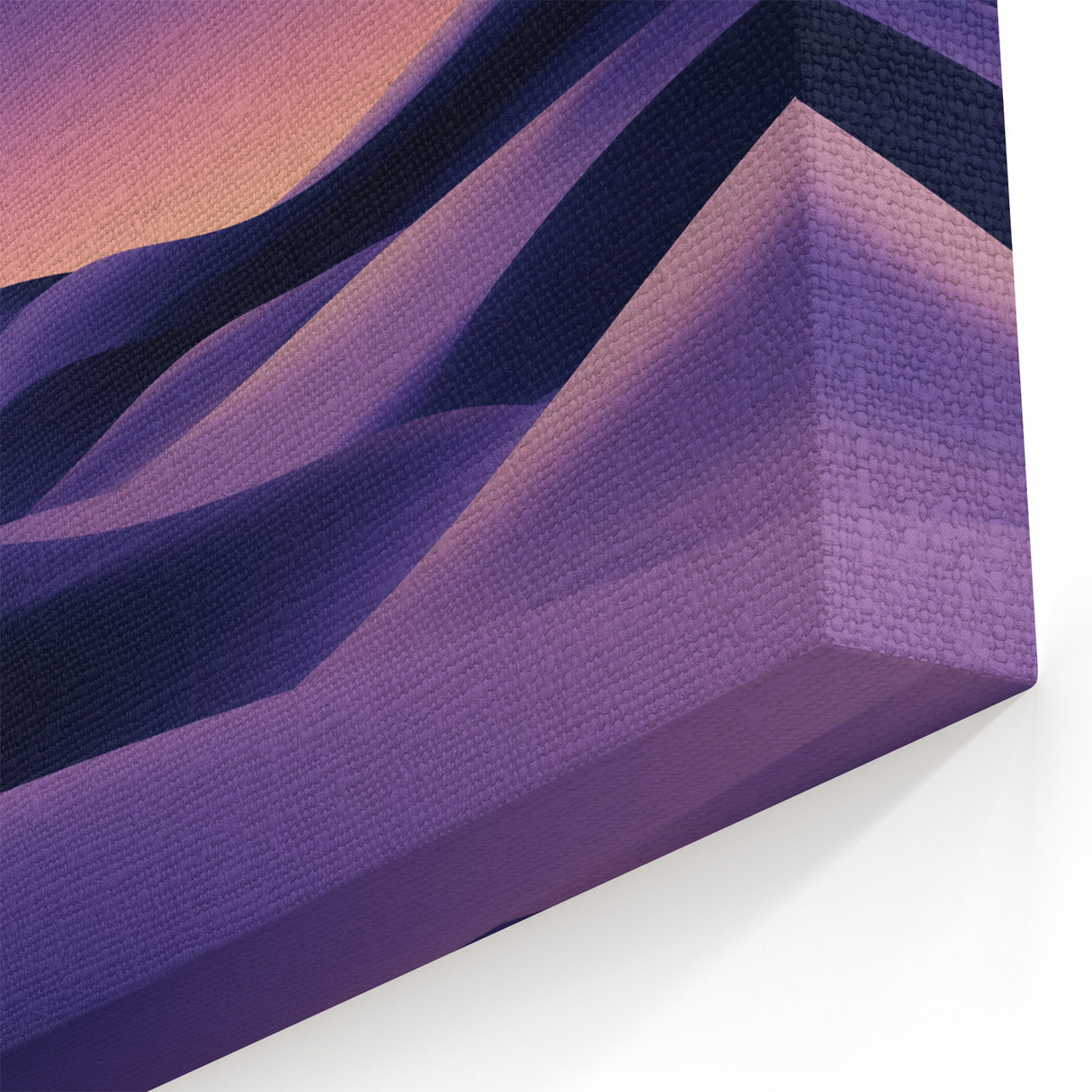 Sand Dune Prints - Purple Dunes Under a Starry Twilight Sky