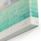 Modern Wall Art of a Tranquil Waterfront Scene - Abstract Modern Decor