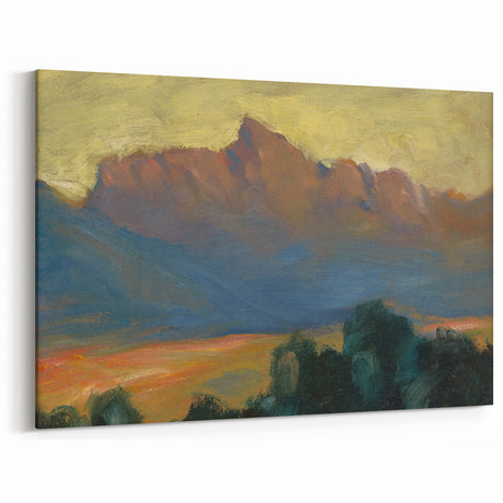 Modern Wall Art of Majestic Mountain Landscape - Abstract Decor