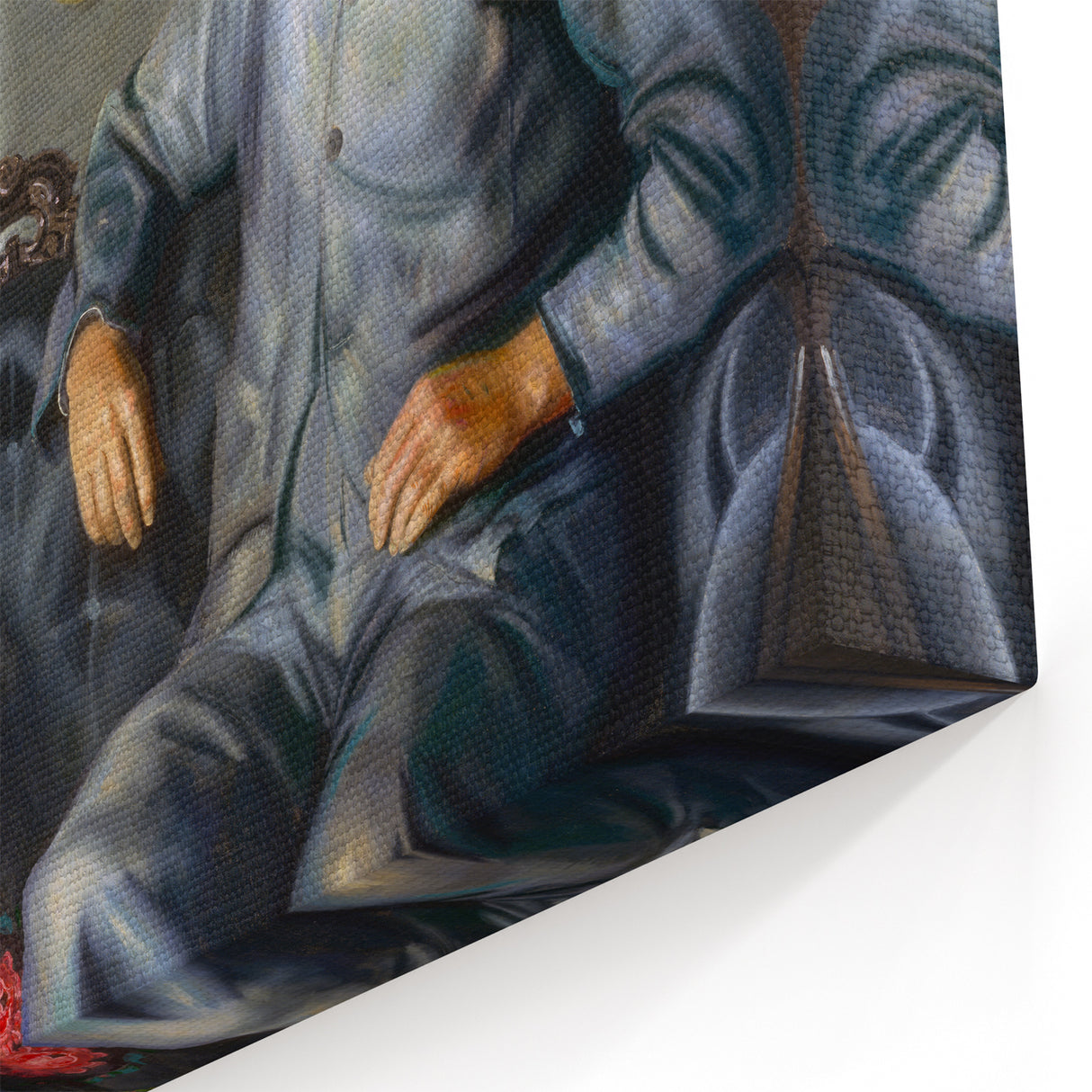 Modern Wall Art of Classic Portrait Couple - Abstract Contemporary Style