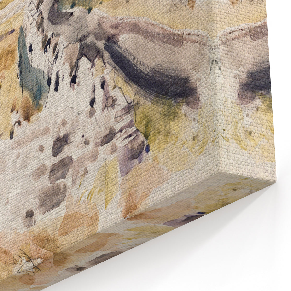 Modern Wall Art of Oxfordshire Landscape - Abstract Minimalist Decor
