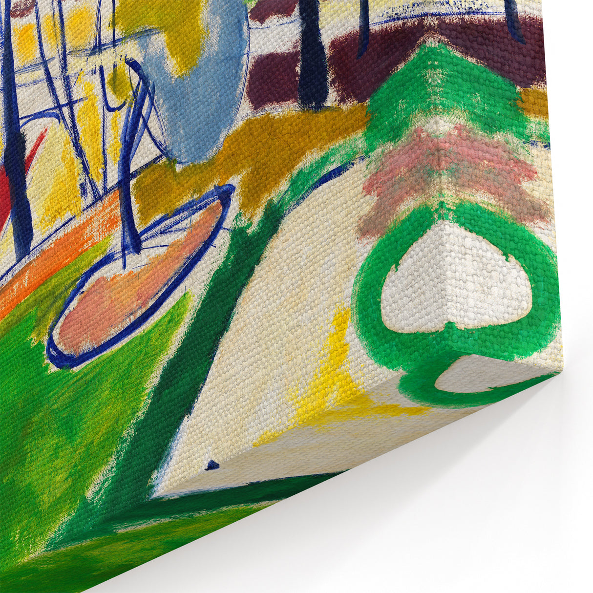 Modern Wall Art of Vibrant Abstract Landscape - Contemporary Design