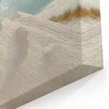 Dune Wall Art - Serene White Sand Dunes Under a Blue Sky