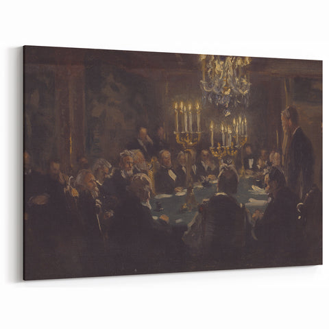 Elegant Society Gathering - Modern Wall Art for Sophisticated Decor
