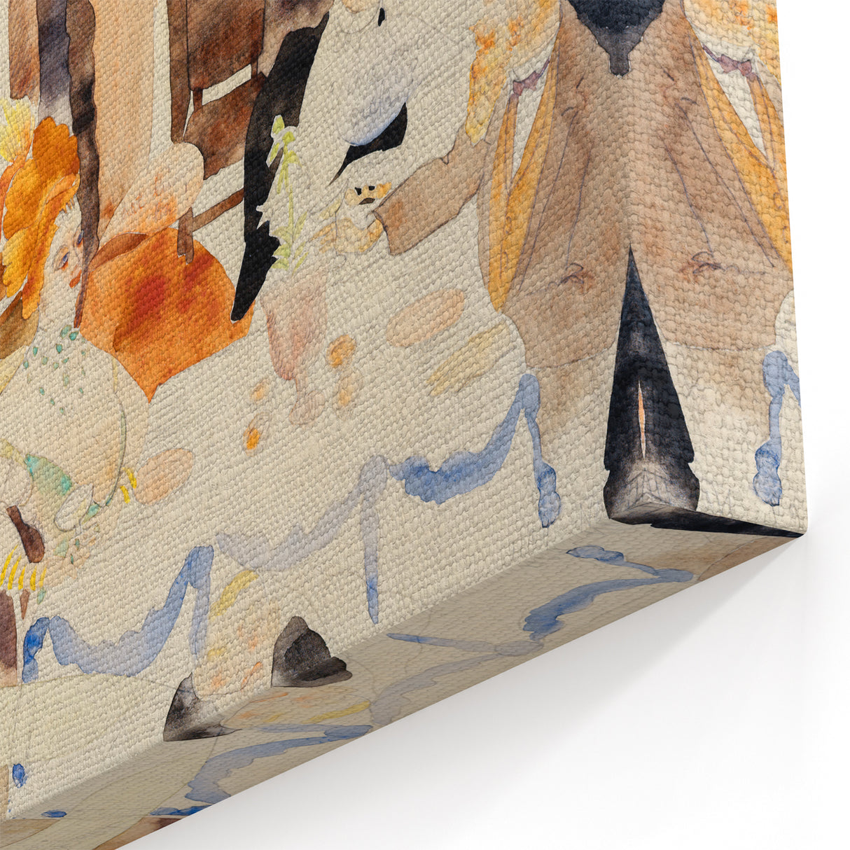 Abstract Modern Art Scene: Minimalist & Contemporary Wall Decor