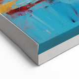 Color Field Paintings - Fiery Abstract Rothko Style