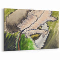 Abstract Modern Art: Contemporary Dogwood Design for Minimalist Decor