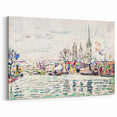 Modern Wall Art: River Scene Rouen by Paul Signac for Unique Decor