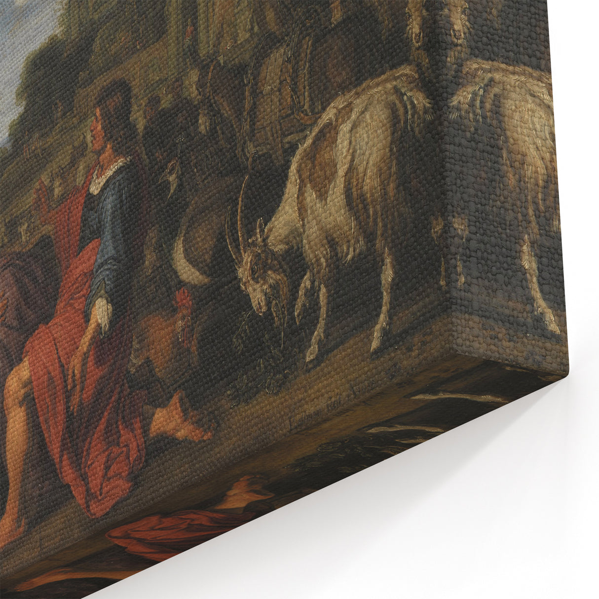 Baroque and Rococo Wall Art - Angelic Encounter - Classic Art Print