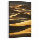 Golden Dunes Wall Art – Desert Landscape Art Print